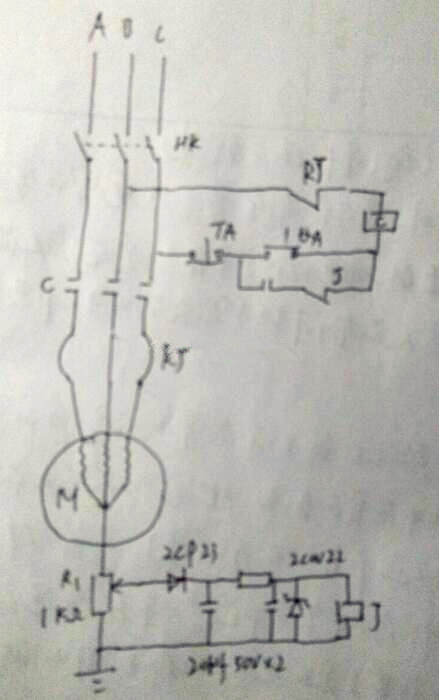 簡(jiǎn)單電動(dòng)機(jī)斷相保護(hù)器的原理分析